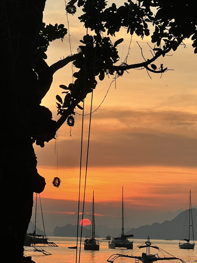 🔥Best sunset bar in El Nido 🌅