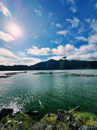 Morning Serenity at Batur Lake 🌄✨