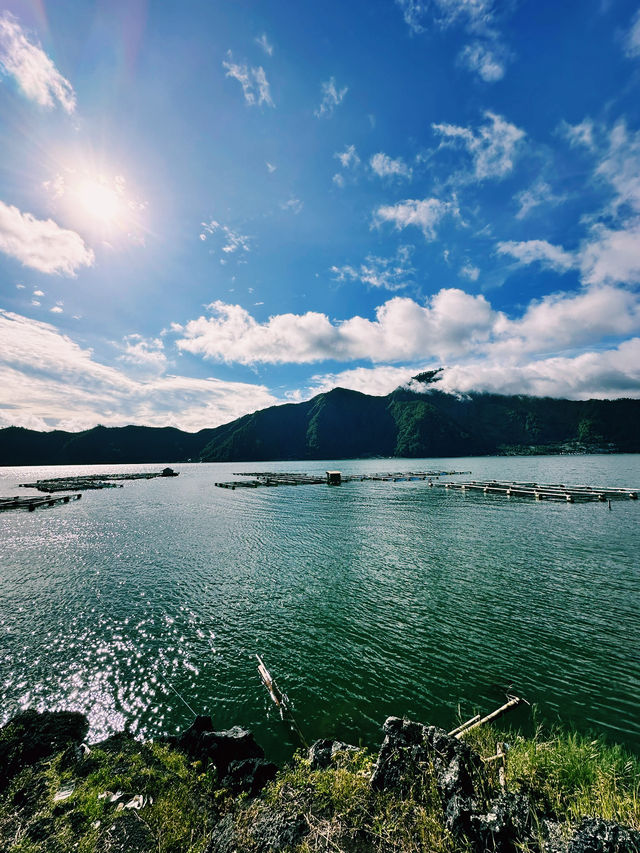 Morning Serenity at Batur Lake 🌄✨ Morning Serenity at Batur Lake 🌄✨
