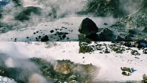 Reykjadalur, a hiking destination with natural hot springs 😊 — traveler post in Hveragerei