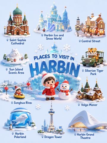 ハルビン観光名所デザインピンバッジ ハルビン (Harbin) 必見の観光スポット。 | Trip.com ハルビン
