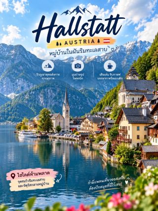 🇦🇹 Hallstatt, Austria | หมู่บ้านในฝันริมทะเลสาบ