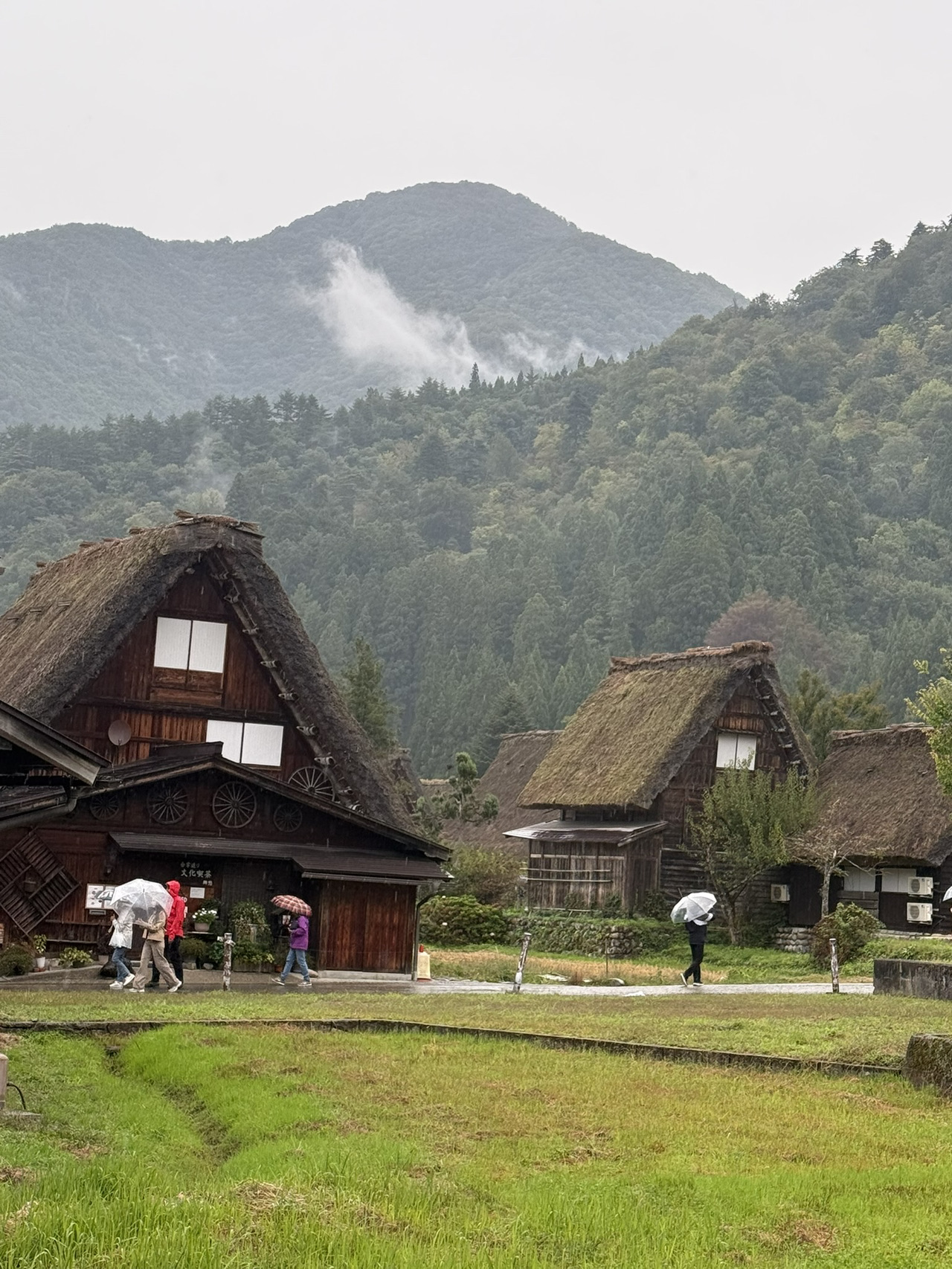 High school students drive from Osaka to Gassho-zukuri village