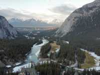 The iconic view Fairmont Banff Springs Hotel