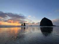 Sunset at Cannon Beach, OR 🌅