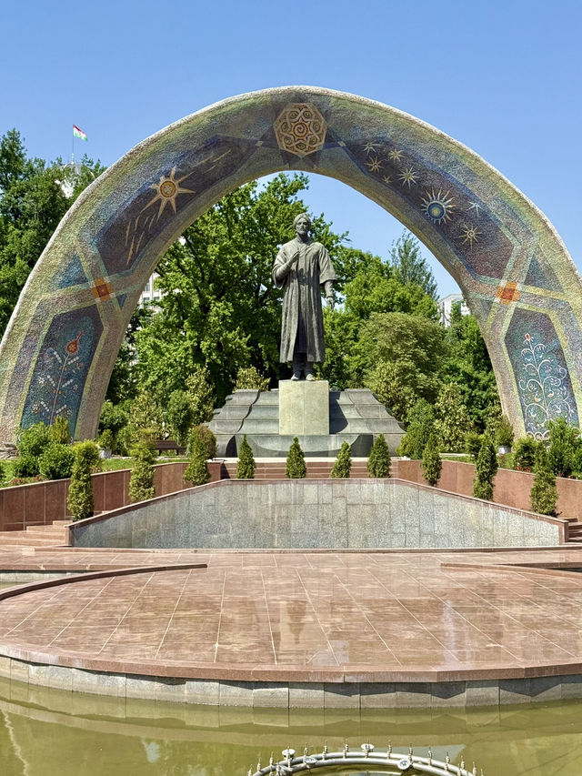 Spring Stroll Through Rudaki Park, Dushanbe