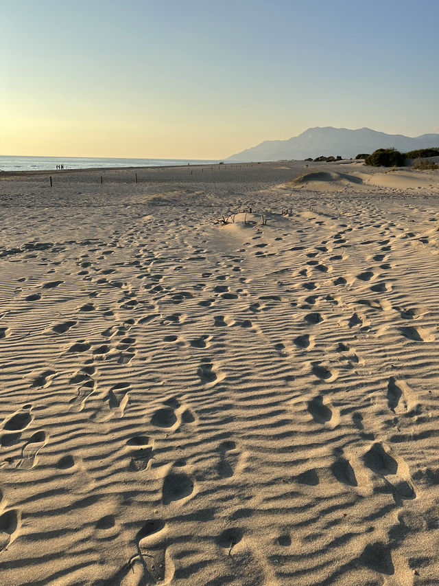 Turkey: the longest beach Patara