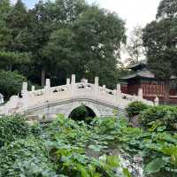Stunning view of Beihai park in Beijing