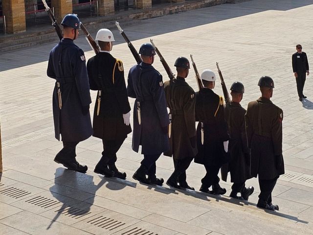 安卡拉國父之地〔凱末爾陵寢〕儀衛兵交接儀式