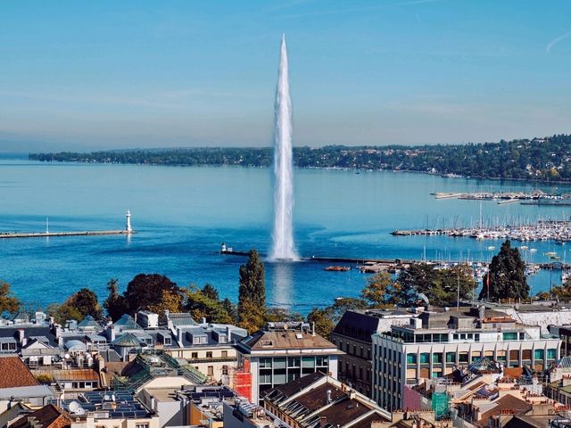 An enjoyable trip route in Geneva, Switzerland!