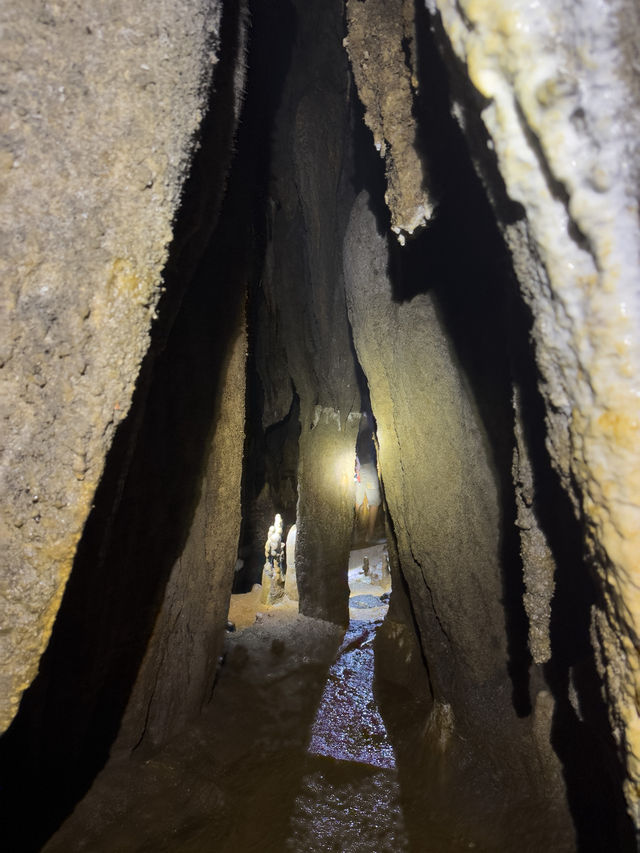 Maze of one of the biggest caves in Southern Thailand