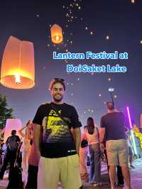 Doi Saket Lake Lantern Festival