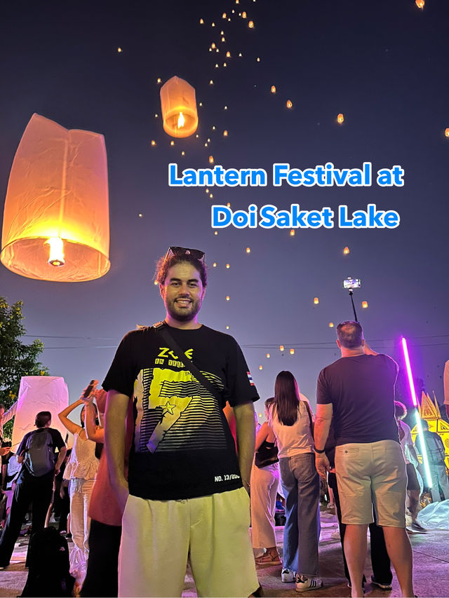 Doi Saket Lake Lantern Festival