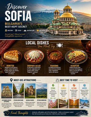 Sofia Travel Guide: Top Attractions, Local Food & Best Time to Visit