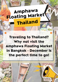 Visit the Amphawa Floating Market in TH