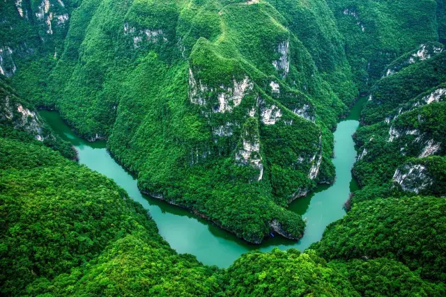 The 'scar' of the Earth, Xin'an Grand Canyon in Luoyang