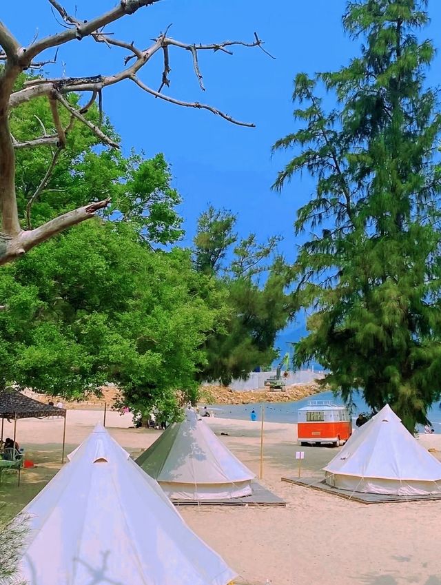 深圳的野趣時光：鹿嘴沙灘露營地