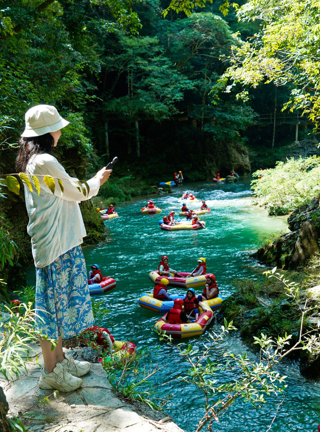 夏天去鎮遠漂流，高過河20個險灘等你挑戰