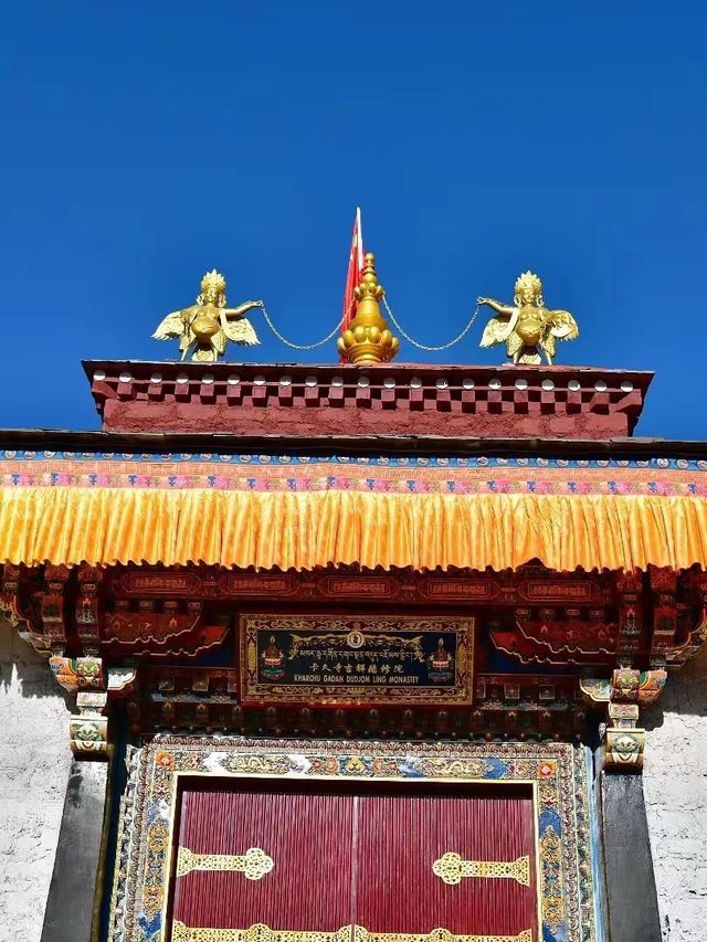 魅力西藏，藏傳佛教寺廟——卡久寺。