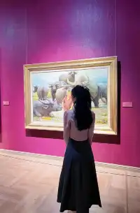 長沙免費打卡聖地，天鵝湖邊的莫內油畫。