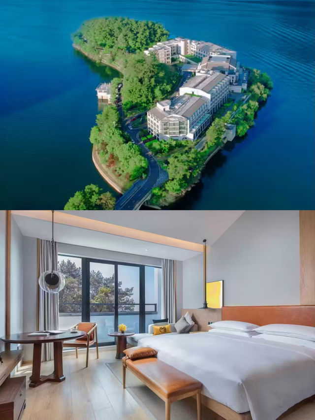 千島湖絕美酒店住進島上仙境，享受湖景。