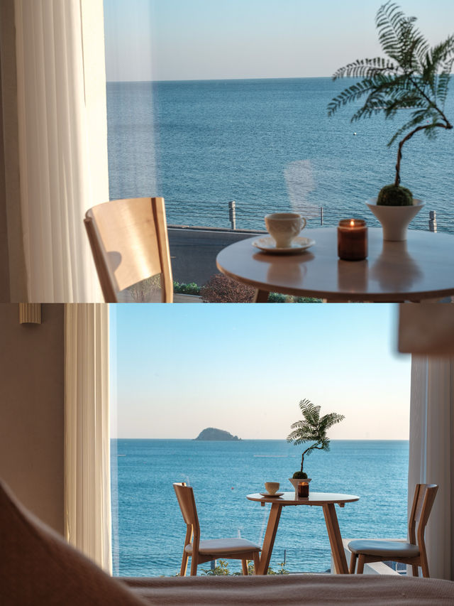 為了住這間海景房特地來了一趟青島