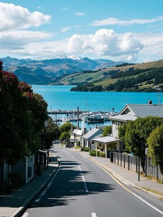 Akaroa, New Zealand: Encounter poetry and distant lands in this colorful harbor town.
