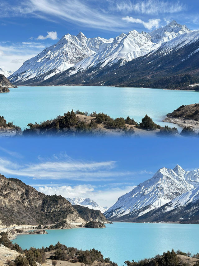然烏湖的倒影和林海雪原真的絕美！