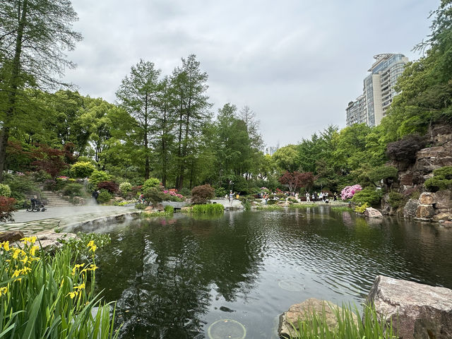 輔德里公園—疊石瀑布、杜鵑花海