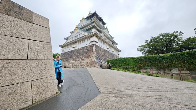 真係估唔到，落住小雨遊大阪城公園竟然咁浪漫