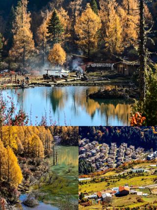 Aba Autumn and Winter Exclusive: Half Colorful Forests Ignite Autumn, Half Snowy Mountains Enter Winter