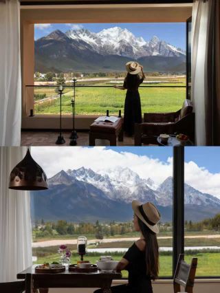 Этот отель в Лицзяне просто потрясающий! Лежать и наблюдать восход солнца над горами — настоящее блаженство!