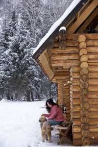 在禾木小住，遇到了夢想中的小木屋