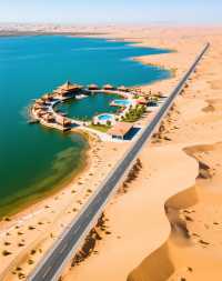 沙漠看海奇幻旅|一半沙漠一半湖的塞北秘境