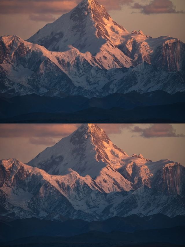 當雪山碰上經幡,靈魂碰上祝福 當雪山碰上經幡,靈魂碰上祝福