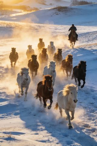겨울의 우란부터우, 정말 하얼빈보다 경치가 아름답고 사람이 적다!!