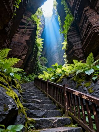 宜賓僰王山親子遊｜竹林飛瀑溶洞徒步攻略