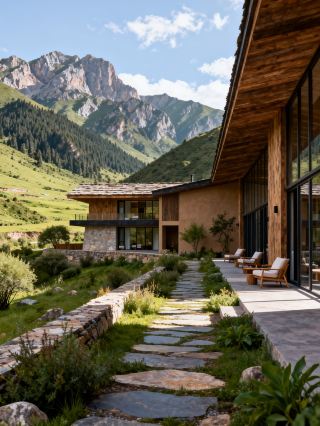 감난에서 티베트식 야생 럭셔리 호텔에 머물며 모든 피로가 치유되었어요