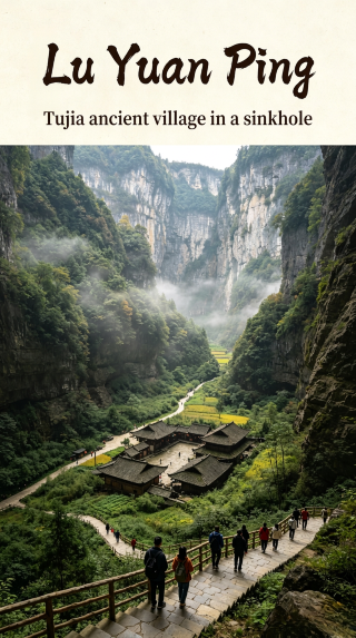 Enshi Luyuanping | A primitive Tujia ancient village hidden in a sinkhole