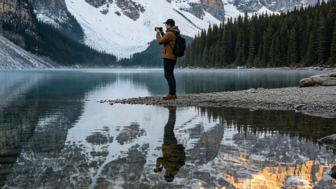  Moraine Lake, Canada | The most surreal turquoise alpine lake I've ever seen — traveler post in Alberta