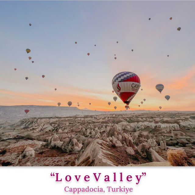 Love Valley, Cappadocia ชื่อนี้มีบอลลูนเต็มฟ้า