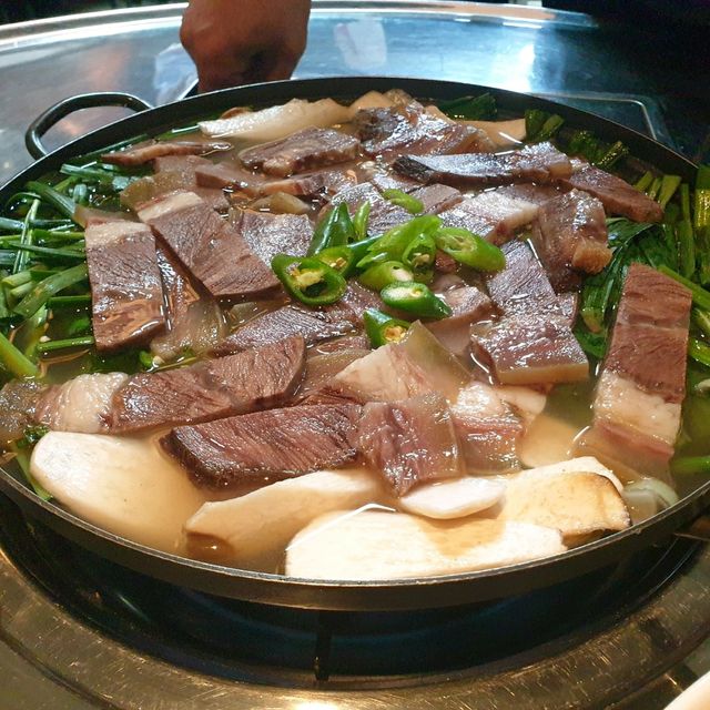 감칠맛이 일품인 소머리전골과 들깨수제비 맛집 전주 가마솥소머리곰탕