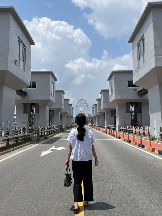서울근교 이국적인 사진명소 삽교호 놀이동산 대관람차 포토존