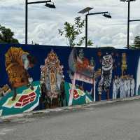 New and vibrant art murals @ teluk intan