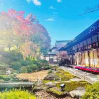 【長野県/美しい紅葉🍁と庭園を縁側から眺められるお寺】