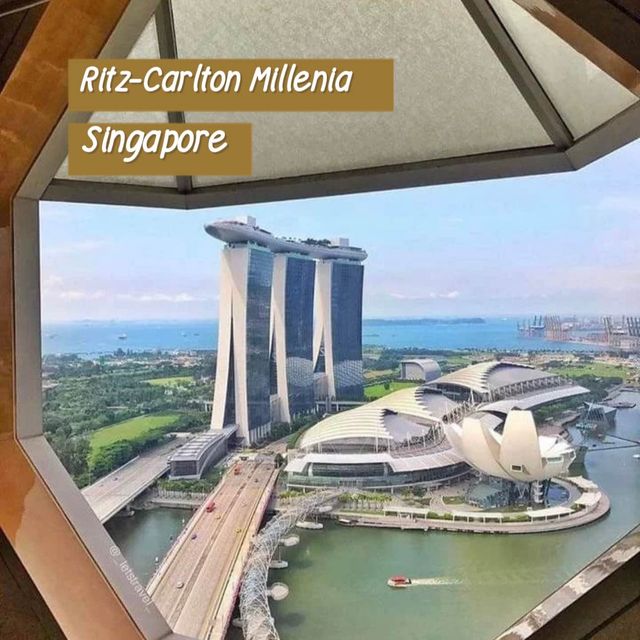 📍วิวสุดปัง Ritz-Carlton Millenia Singapore 