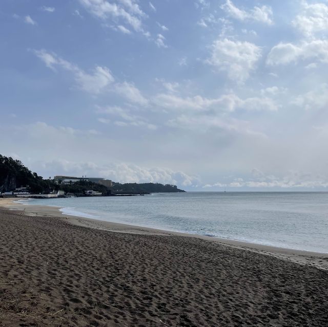 한적한 서귀포 해변가, 중문색달해수욕장 / 노을맛집🌅