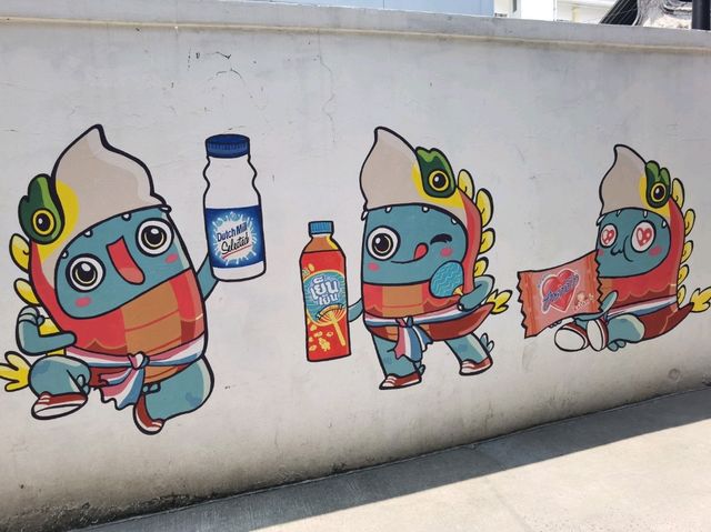湄南河岸邊～Talad Noi 街頭壁畫區