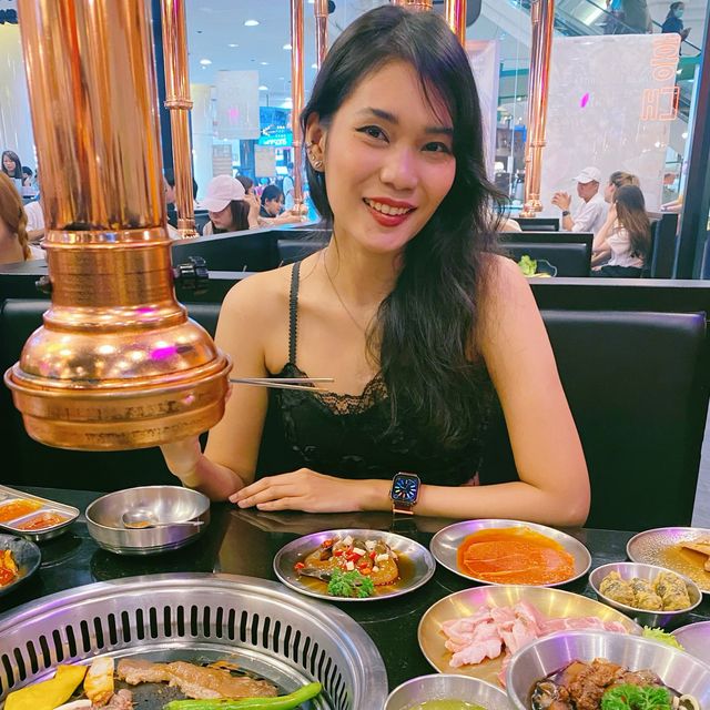 ปิ้งย่างเกาหลี Hongdae BBQ buffet 470net