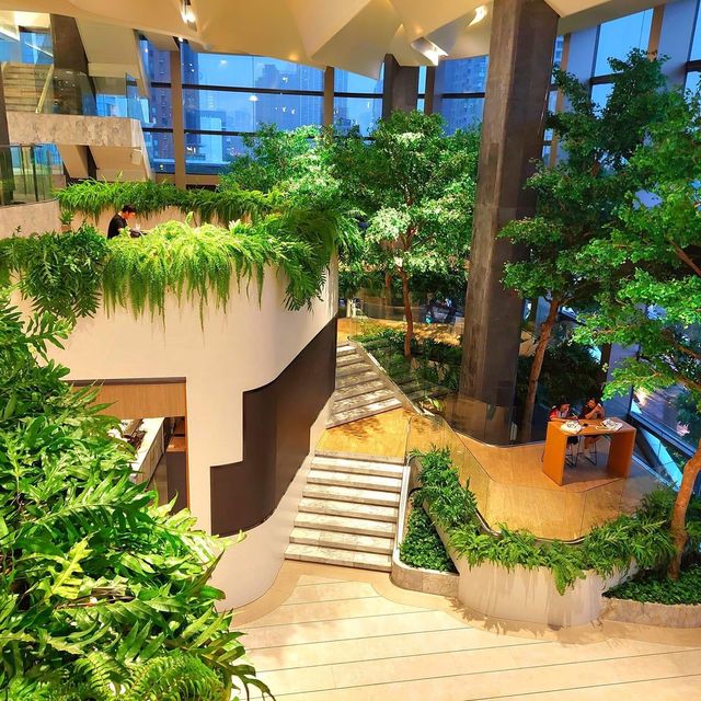 满满的綠色樹木商場SINGHA COMPLEX